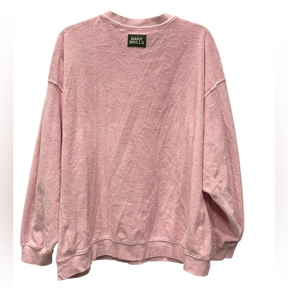 Daily Drills Soft Pink Crew Neck Sweater Size:M/L - Picture 1 of 8